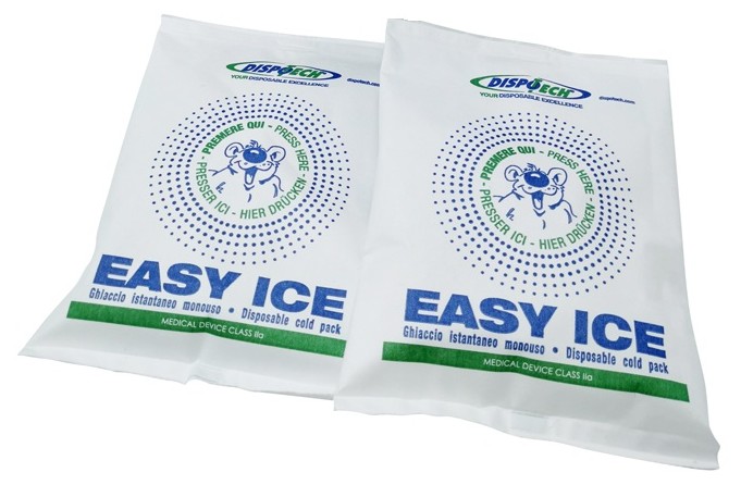 Ghiaccio istantaneo monouso in sacchetto