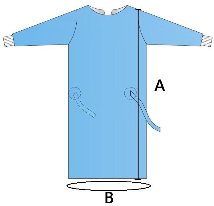 Camice chirurgico in TNT SMMS