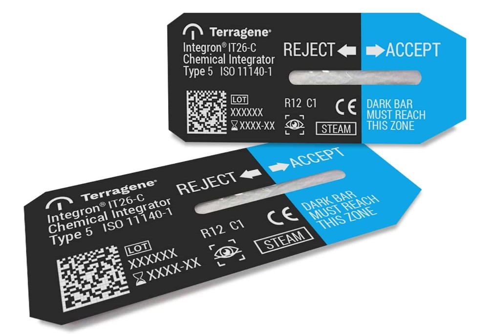 Indicatore integratore chimico di tipo 5 x sterilizzazione a vapore